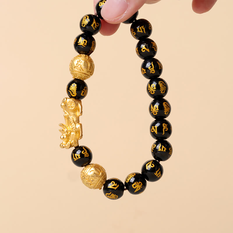 Wear FengShui FengShui PiXiu Obsidian Wealth Bracelet