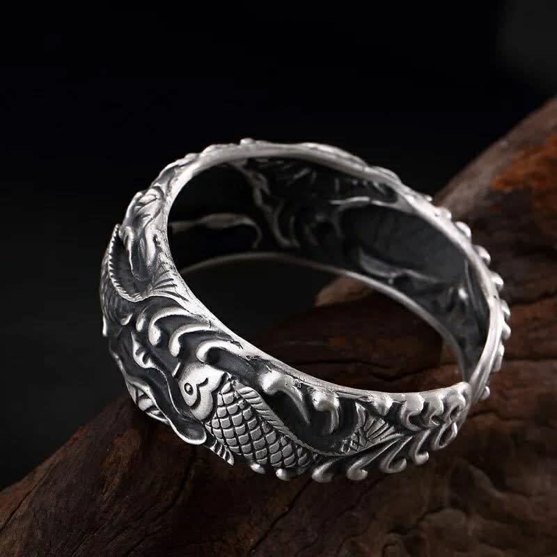 Wear FengShui Wear FengShui Koi Fish Lotus Luck Wealth Bracelet Bangle