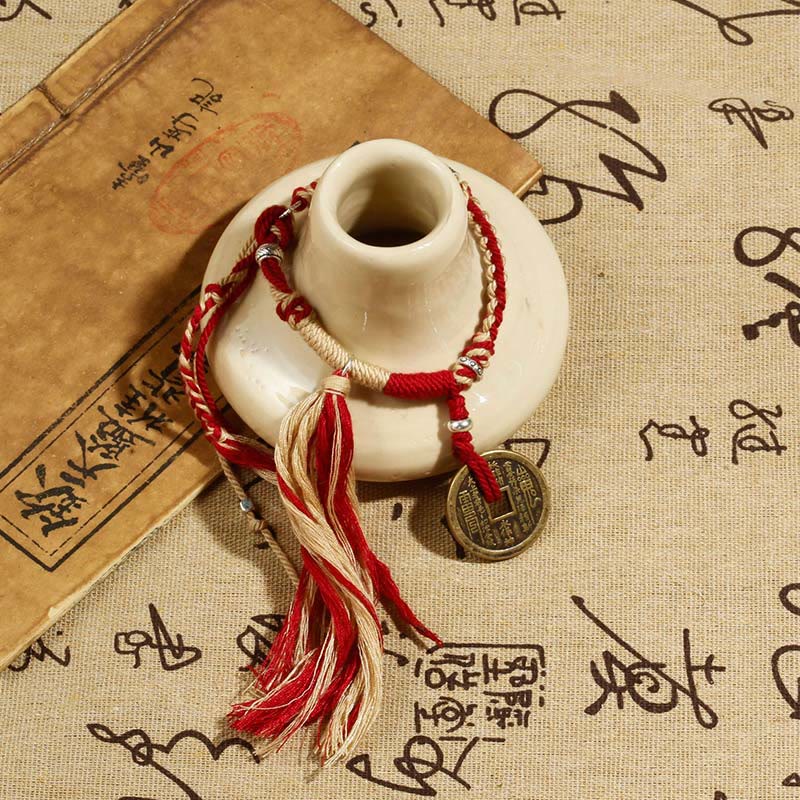 Wear FengShui Mountain Ghosts Spend Money Wealth Prosperity Handmade Braided Bracelet