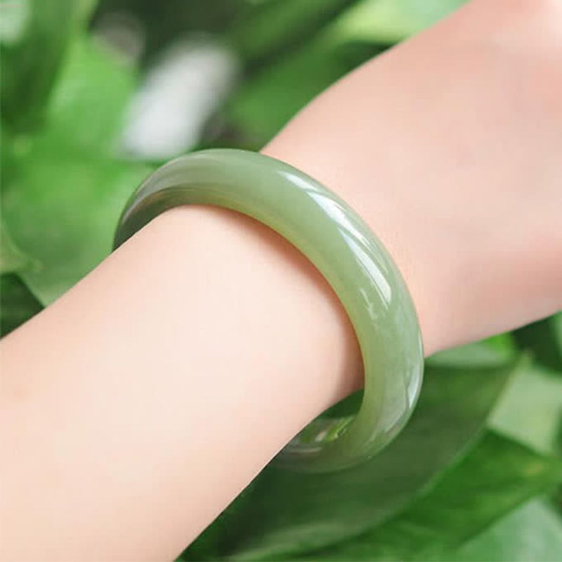 Wear FengShui Jade Abundance Blessing Bangle Bracelet