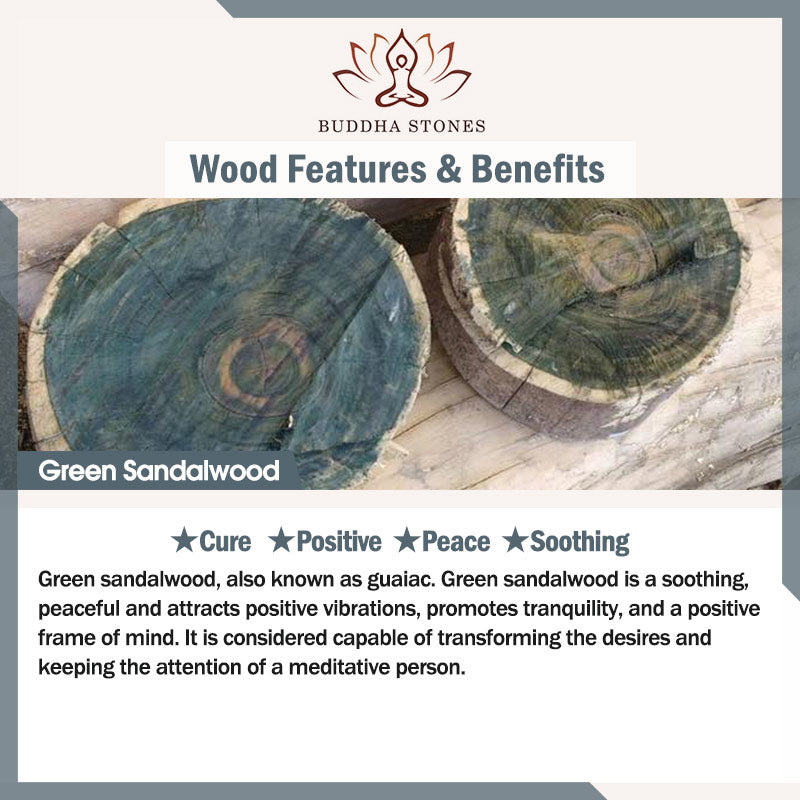 Wear FengShui Tibetan Green Sandalwood Cure Bracelet