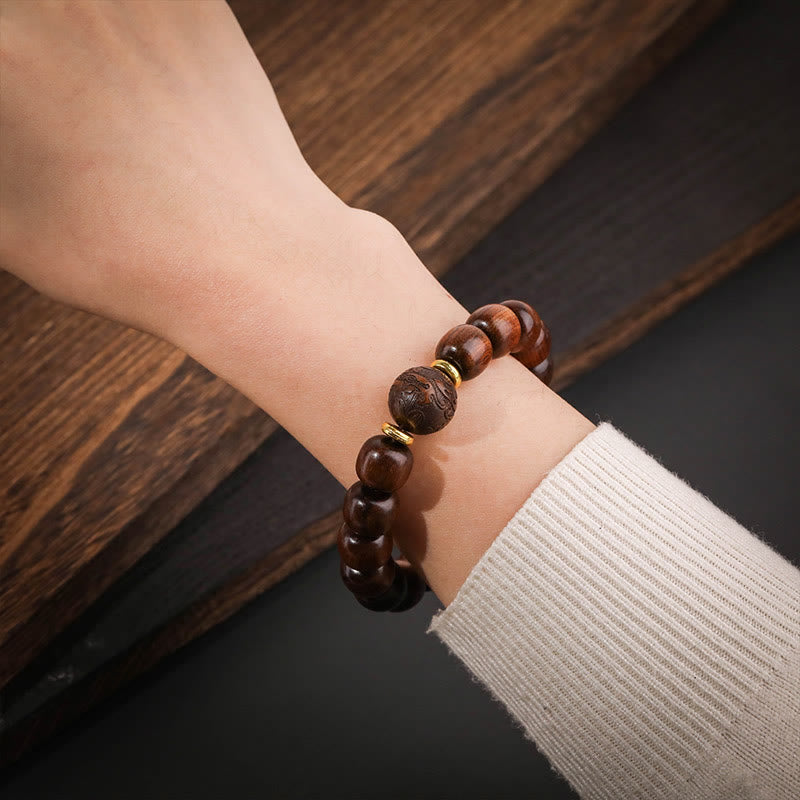 Wear FengShui Natural Rosewood Compassion Bracelet