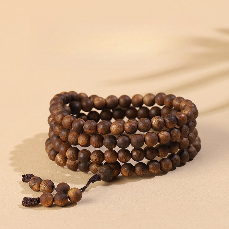 Premium Hainan Agarwood Multi-Wrap Bracelet