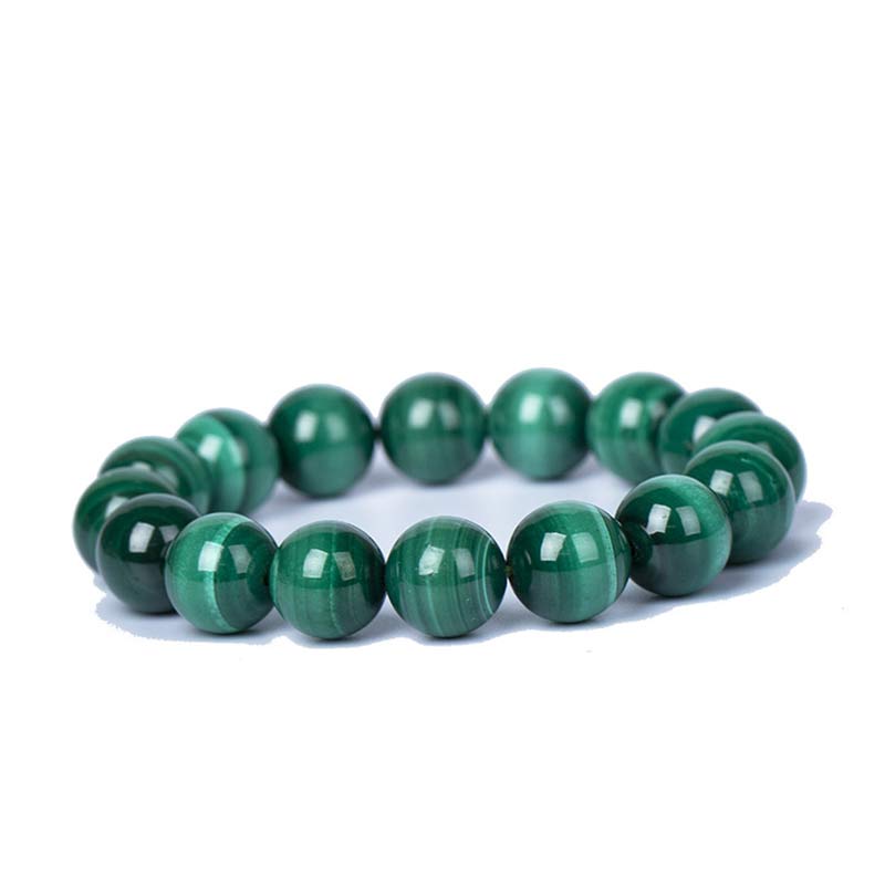 Wear FengShui Natural Malachite Protection Calmness Bracelet