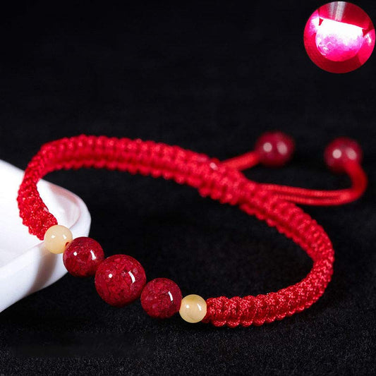 Wear FengShui Cinnabar Blessing Red String Bracelet For Kids