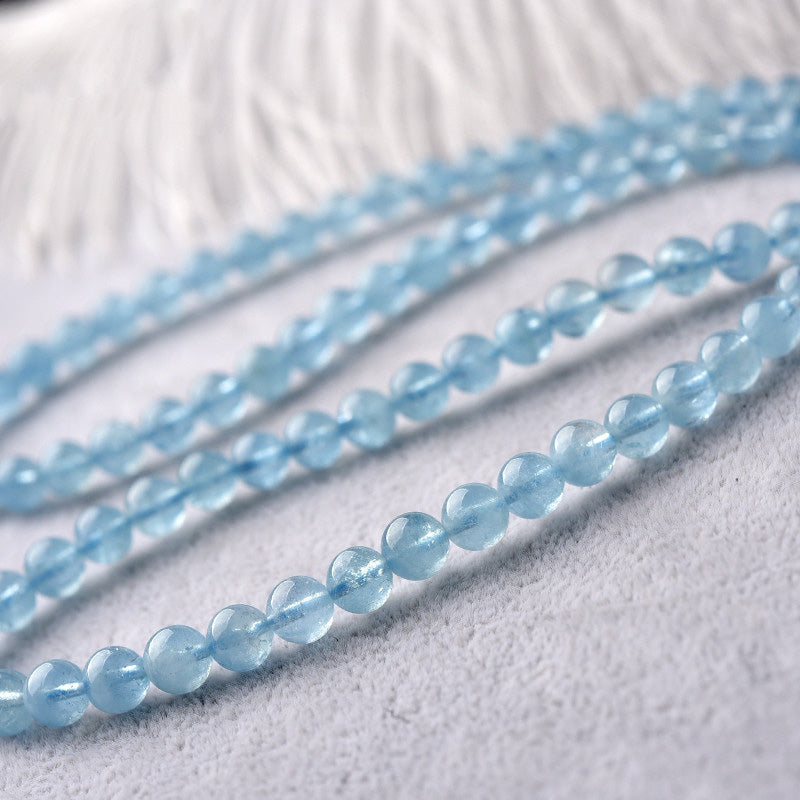 Wear FengShui Natural Aquamarine Peace Healing Bracelet