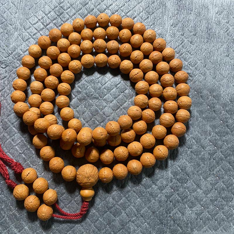 Wear FengShui 108 Mala Beads Nepal Bodhi Seed Luck Wealth Tassel Bracelet