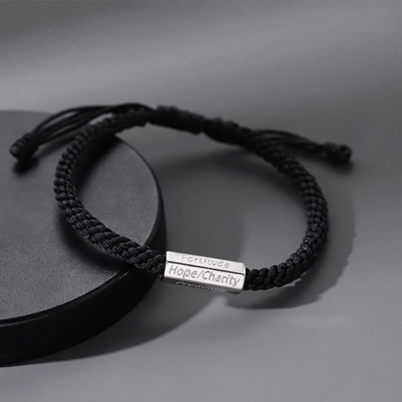 Wear FengShui Seven Deadly Sins Seven Virtues Braided String Bracelet