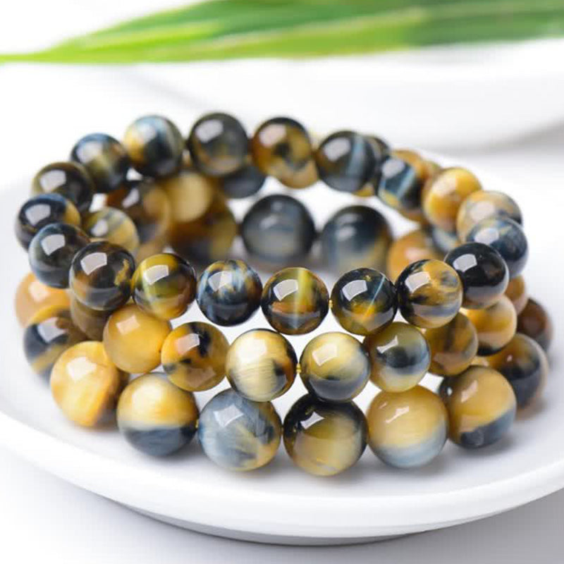 Wear FengShui Tiger Eye Protection Courage Strength Bracelet