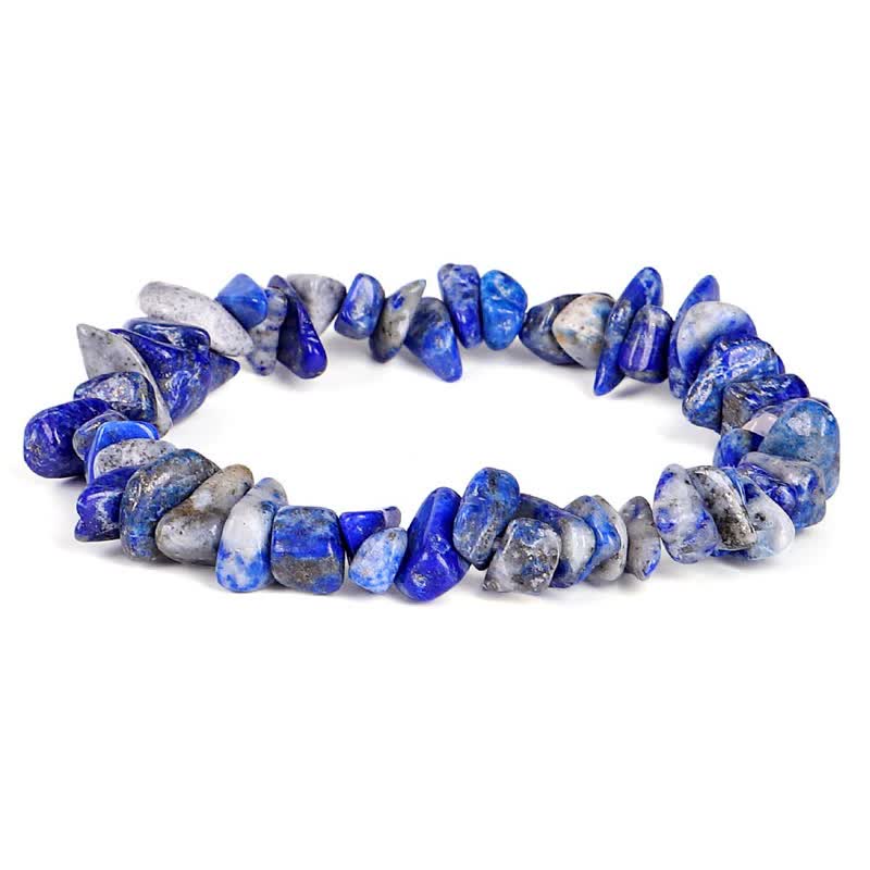 Wear FengShui Amethyst Lazurite Various Crystal Stone Healing Positive Bracelet