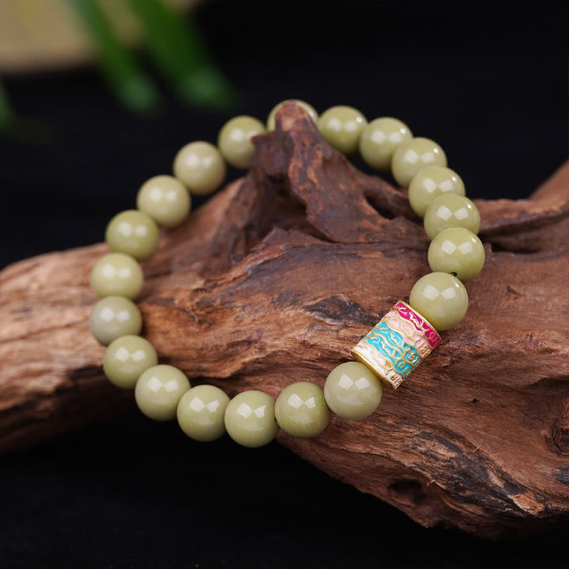 Wear FengShui Natural Alashan Agate Encourage Bracelet