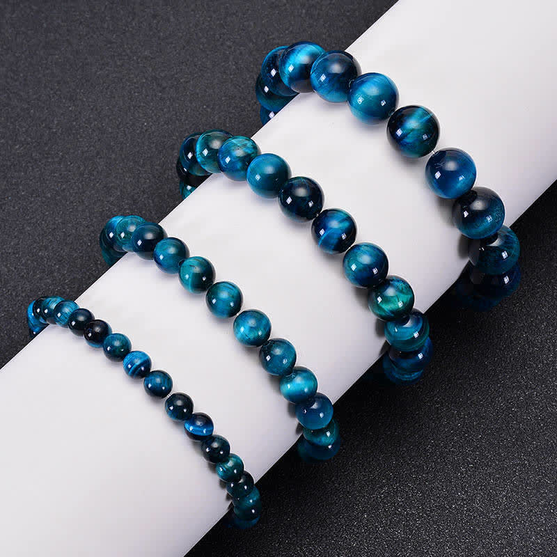 Wear FengShui Blue Tiger Eye Protection Bracelet