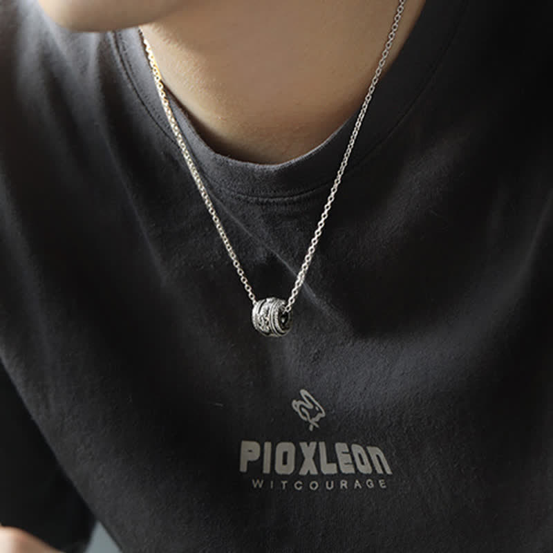 Wear FengShui PiXiu Luck Wealth Rotatable Necklace Pendant