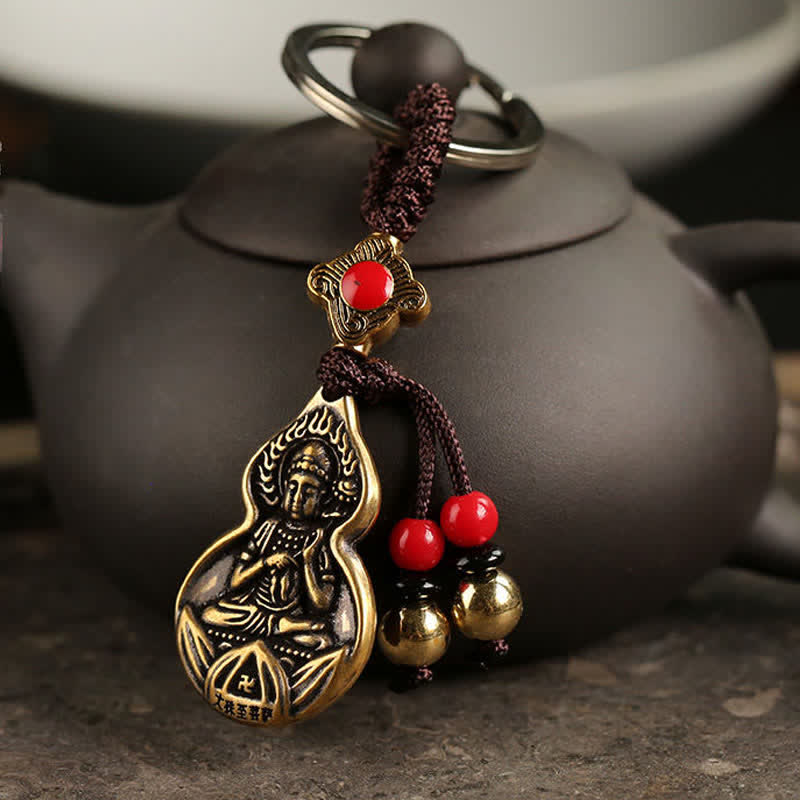 Wear FengShui  Mahasthamaprapta Bodhisattva Buddha Blessing Keychain