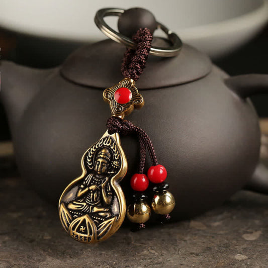 Wear FengShui  Mahasthamaprapta Bodhisattva Buddha Blessing Keychain