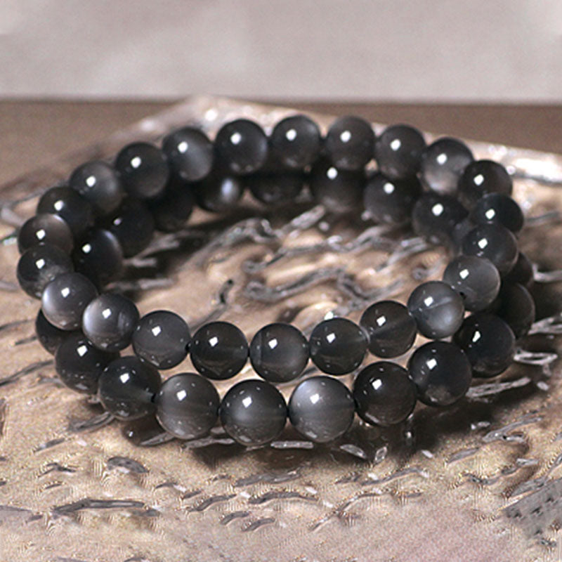 Wear FengShui Natural Moonstone Positive Love Beads Bracelet