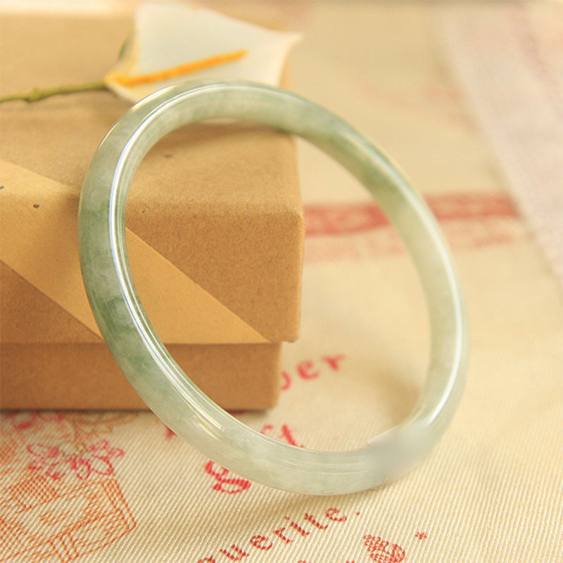 Wear FengShui Natural Jade Peace Healing Bangle Bracelet