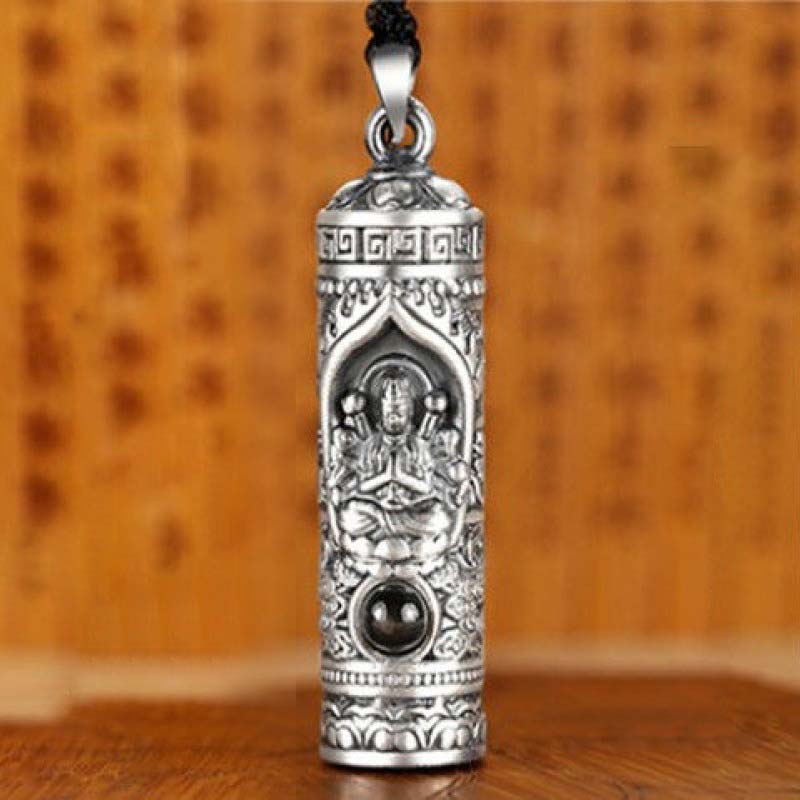 Wear FengShui Chinese Zodiac Natal Buddha Projection Prosperity Necklace Pendant