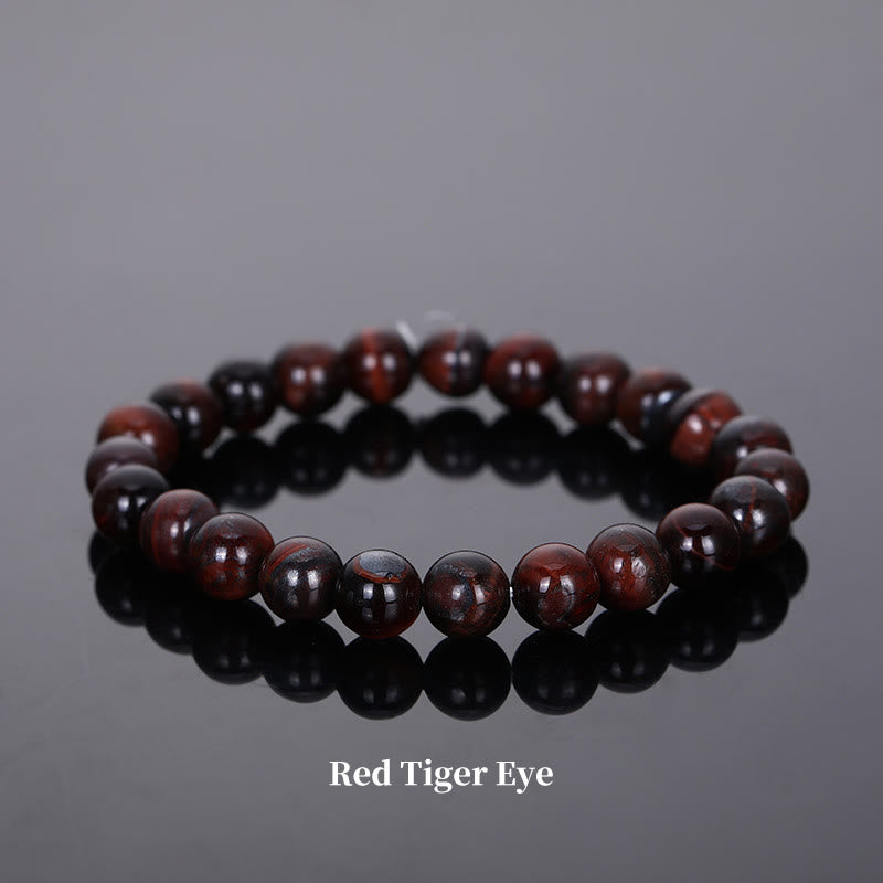 Wear FengShui Natural Stone Quartz Healing Beads Bracelet