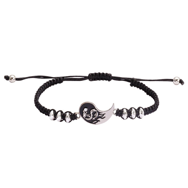 Wear FengShui 2pcs Yin Yang Dragon Couple Bracelet