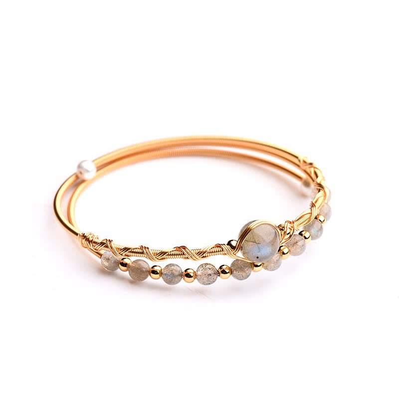 Wear FengShui Moonstone Healing Love Bracelet Bangle