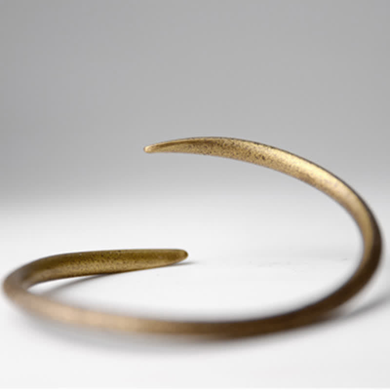 Wear FengShui Simple Design Copper Luck Adjustable Cuff Bracelet
