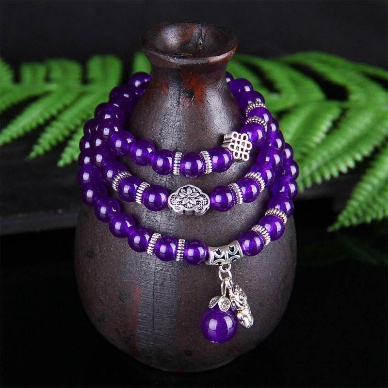 Wear FengShui The Amethyst Pixiu Wealth Bracelet