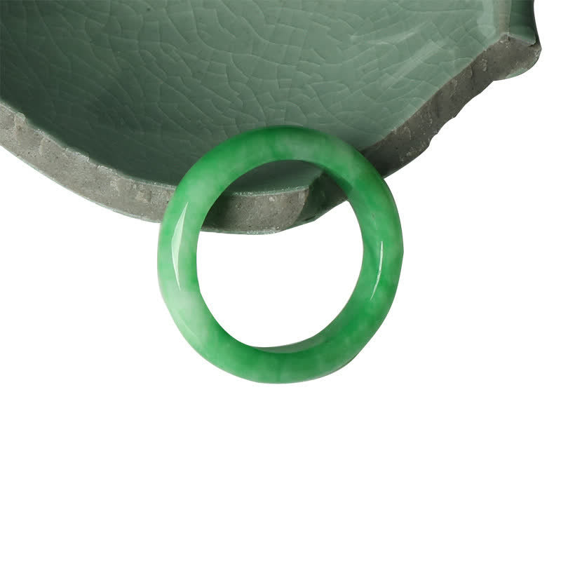 Wear FengShui  Jade Abundance Luck Ring