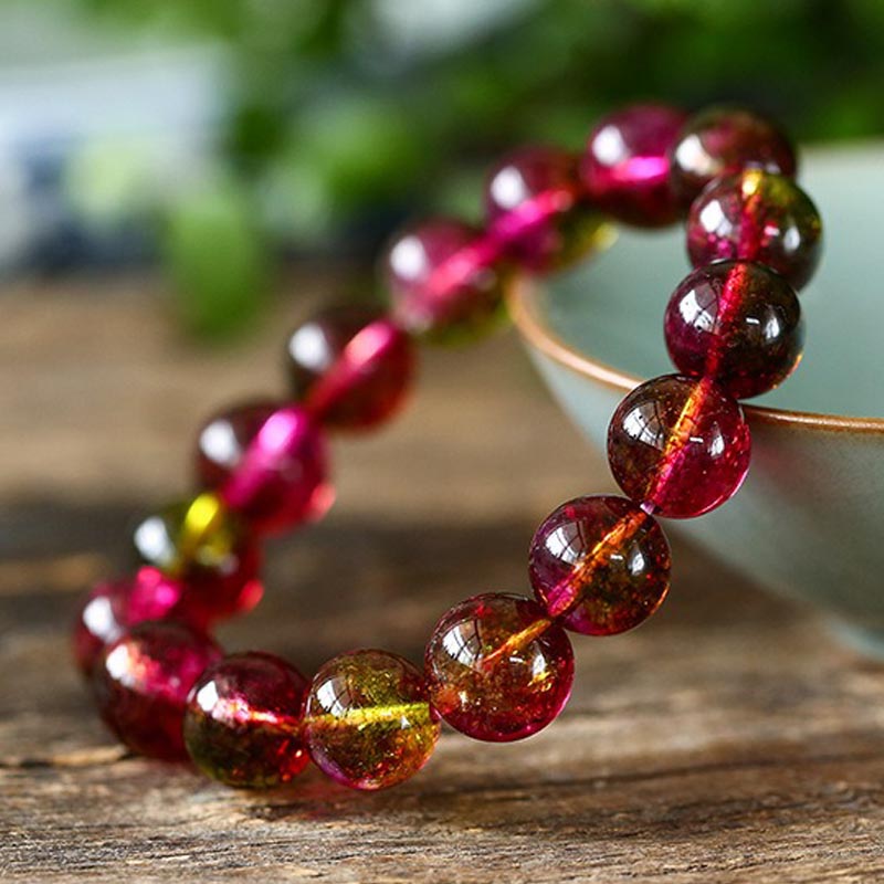 Wear FengShui Natural Tourmaline Love Wisdom Bracelet
