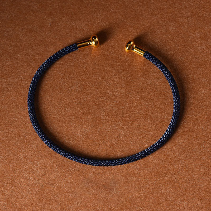 Wear FengShui Simple Design Handmade Luck Braid String Cuff Bracelet