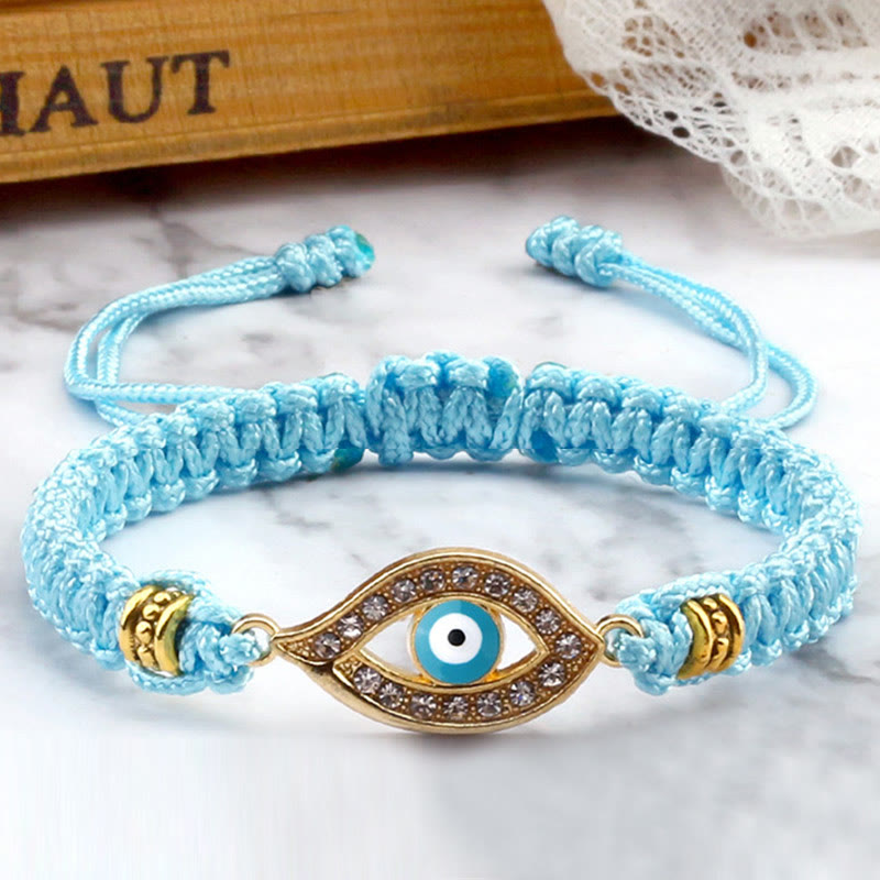 Wear FengShui Evil Eye Keep Away Evil Spirits String Bracelet