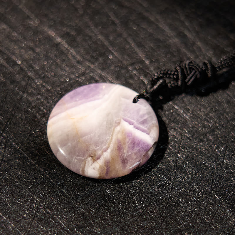 Wear FengShui Various Crystal Amethyst Tiger Eye Green Aventurine Yin Yang Spiritual Necklace Pendant