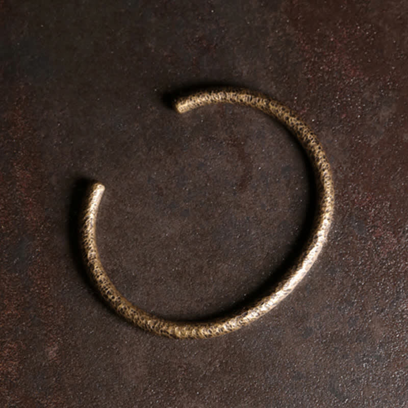 Wear FengShui Rustic Design Copper Balance Adjustable Cuff Bracelet