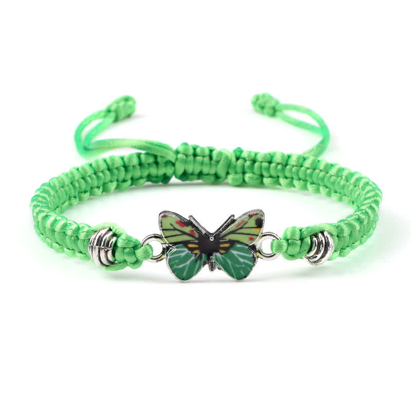 Wear FengShui Butterfly Freedom Love String Charm Bracelet