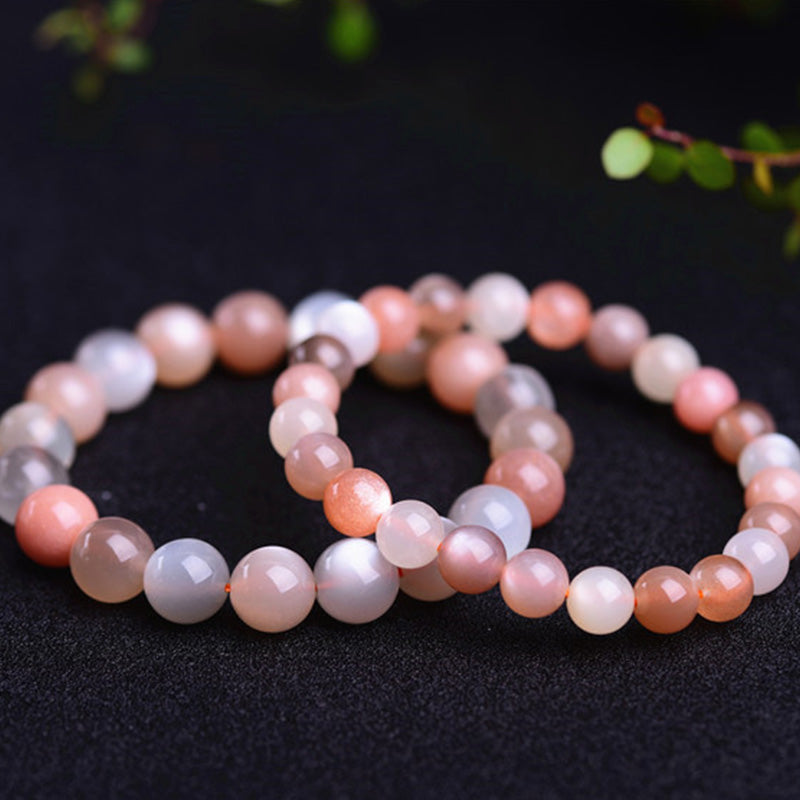 Wear FengShui Natural Moonstone Wealth Positive Bracelet