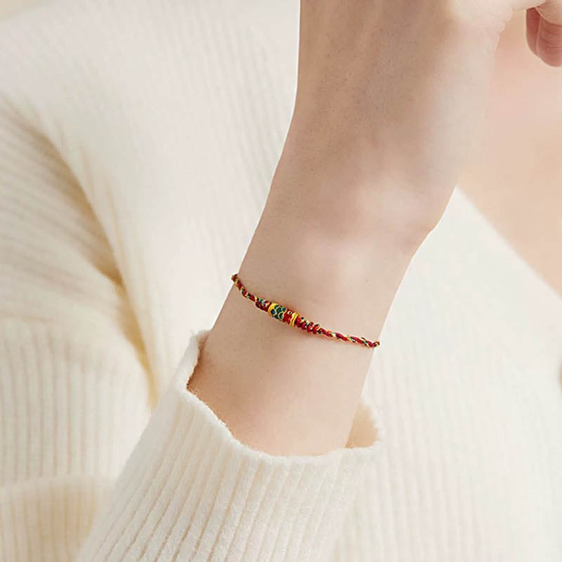 Wear FengShui Handcrafted Koi Fish Wealth Prosperity Braided Rope Bracelet