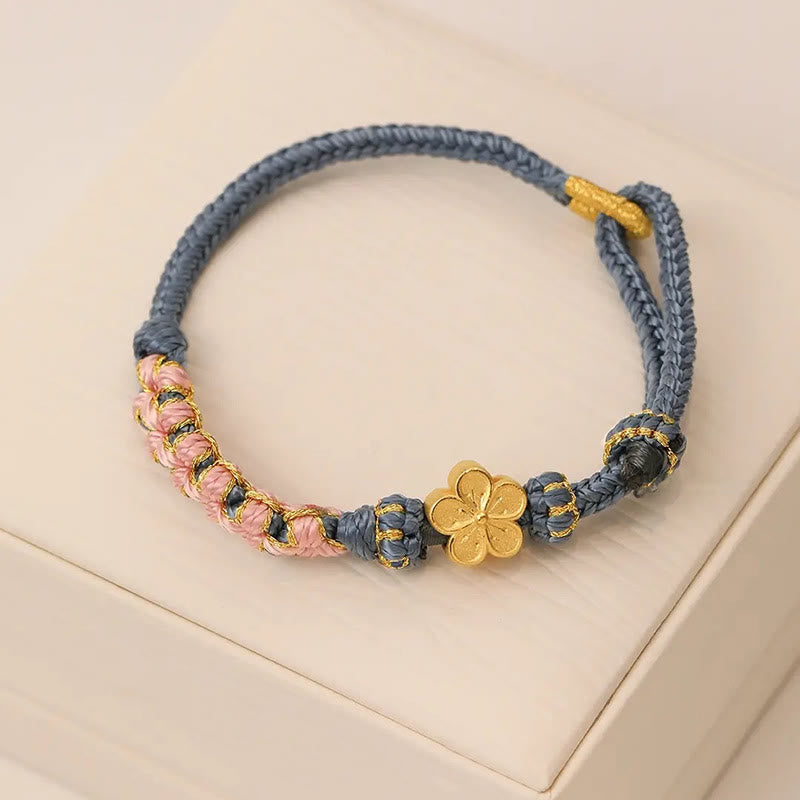 Wear FengShui Peach Blossom Design Wealth String Bracelet