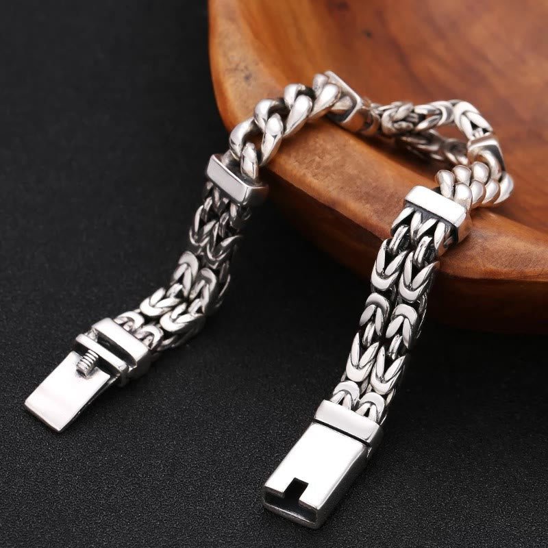 Wear FengShui Retro Chain Pattern Luck Healing Bracelet