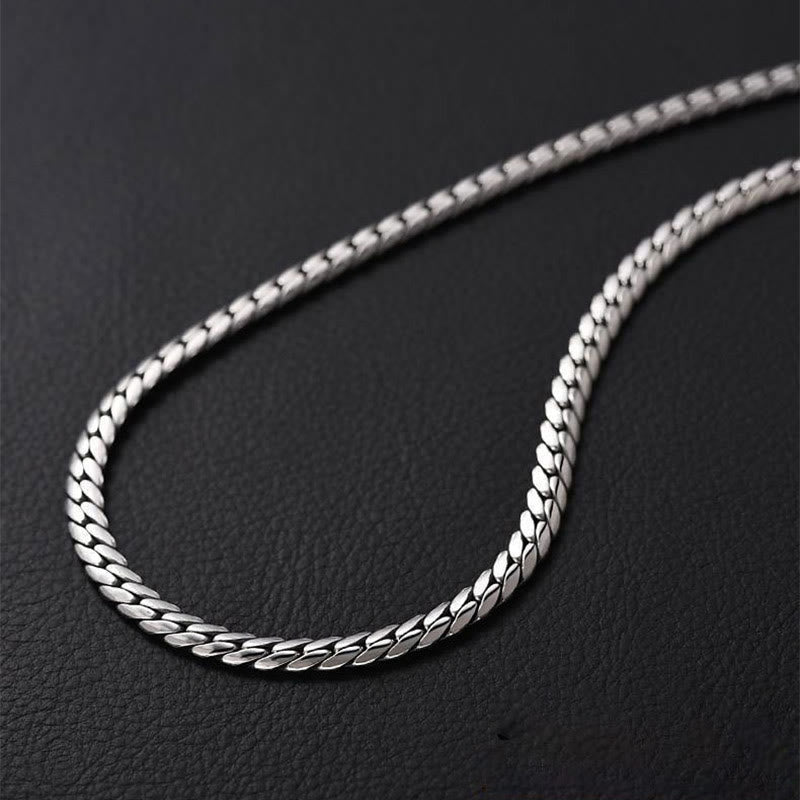 Wear FengShui Double Dorje Vajra Strength Punk Copper Chain Bracelet Necklace