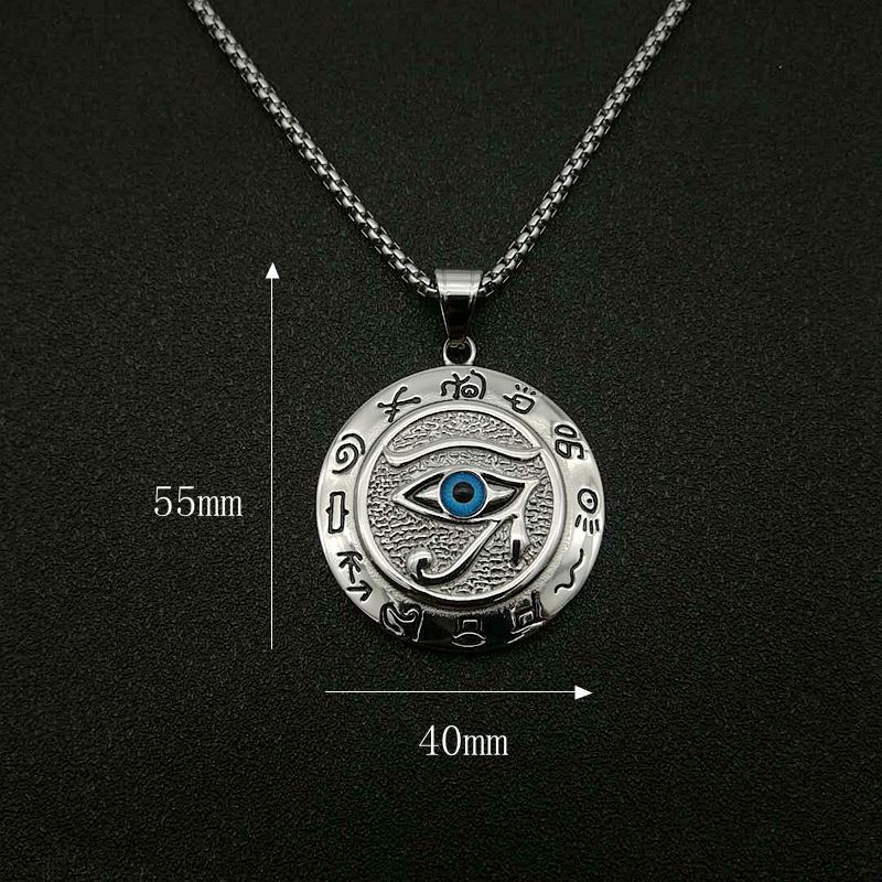 Wear FengShui Eye of Horus Protection Necklace Pendant