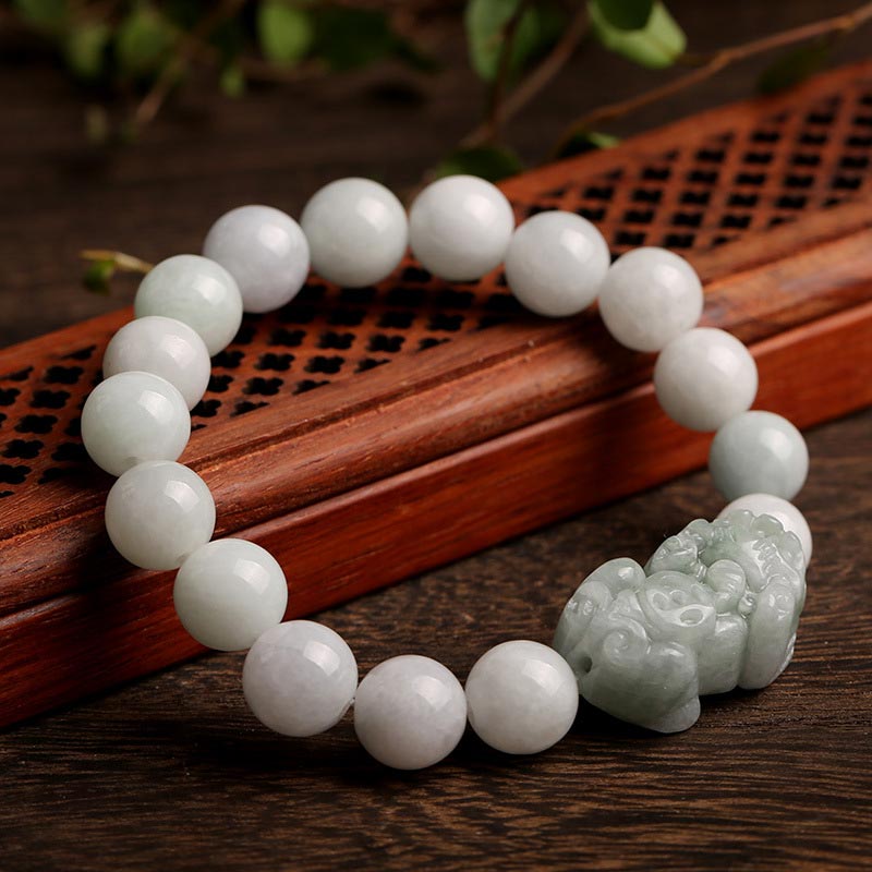 Wear FengShui Fengshui Wealth Prosperity Jade PiXiu Luck Bracelet