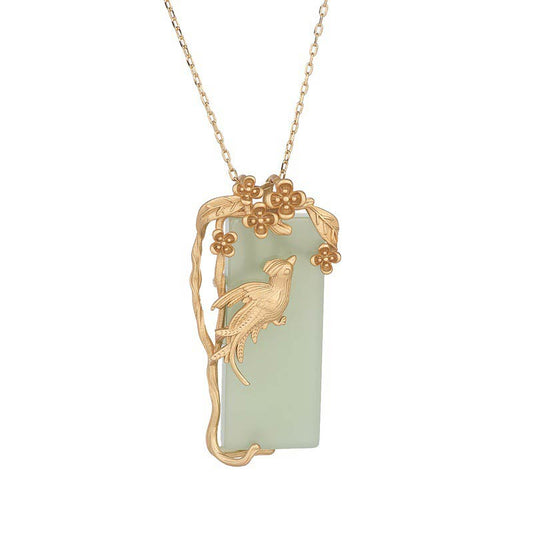 Wear FengShui Natural Green Aventurine Balance Necklace Pendant