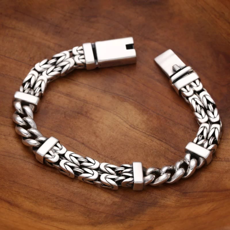 Wear FengShui Retro Chain Pattern Luck Healing Bracelet
