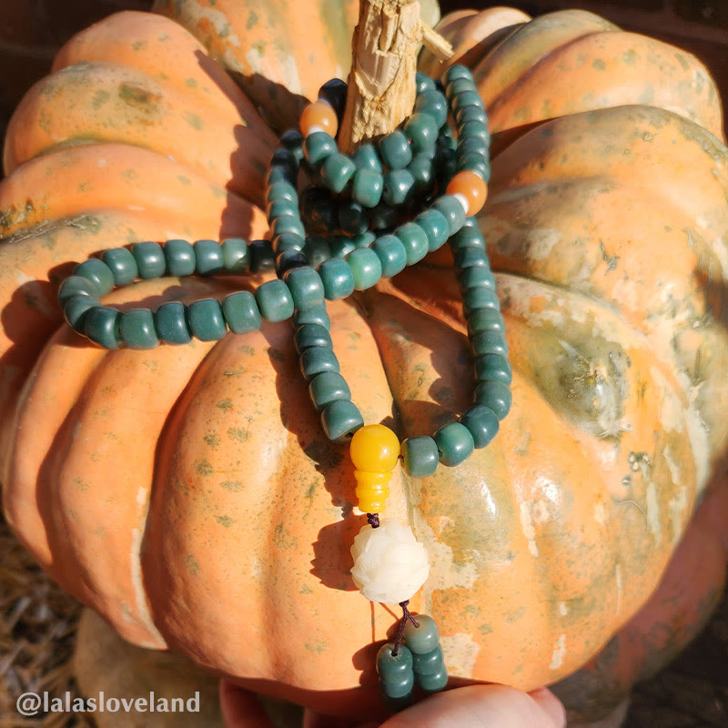 Wear FengShui Lotus Cyan Bodhi Seed Success Bracelet