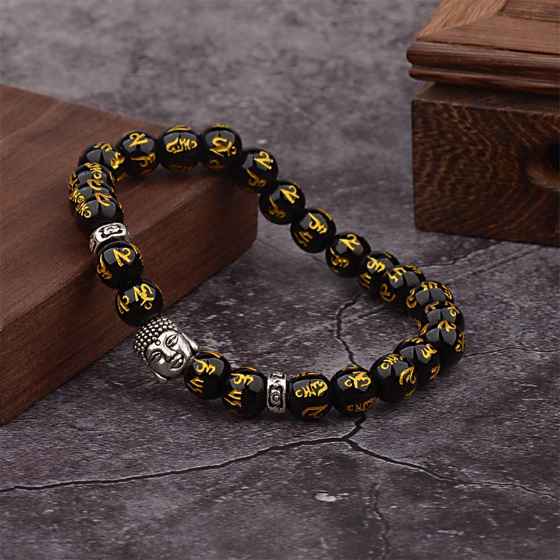 Wear FengShui Tibetan Buddha Mantra Amulet Bracelet