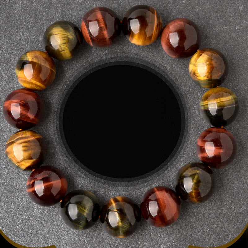 Wear FengShui Natural Tiger Eye Positive Protection Bracelet