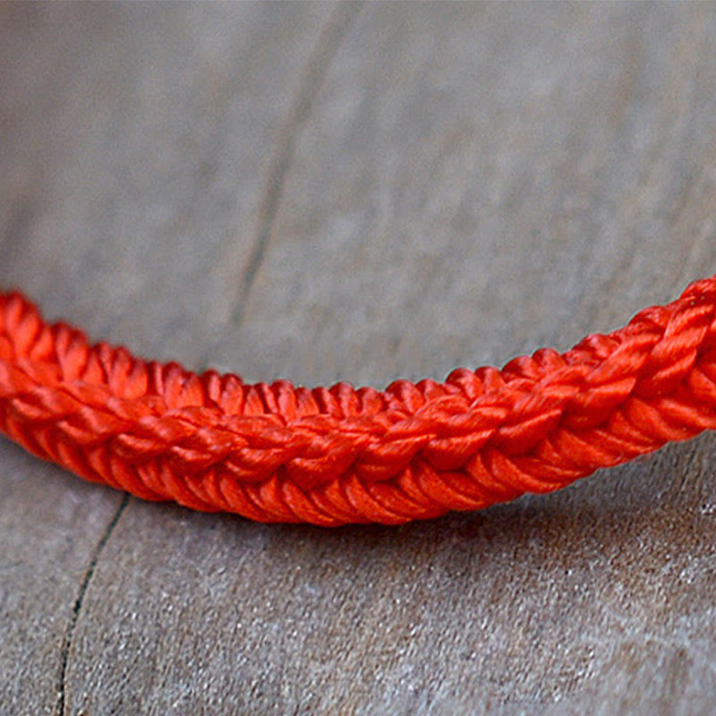 Wear FengShui Tibetan Handmade Eight Thread Peace Knot Protection Braided String Bracelet