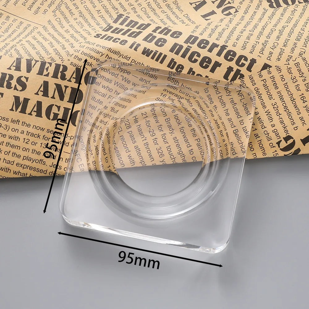 Transparent Acrylic Bead Bracelet Holder Display Tray